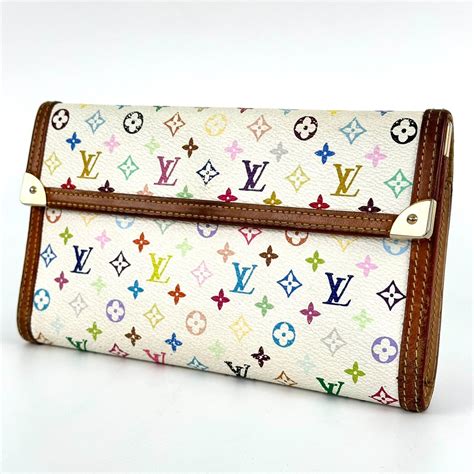 authentic louis vuitton multicolor wallet.